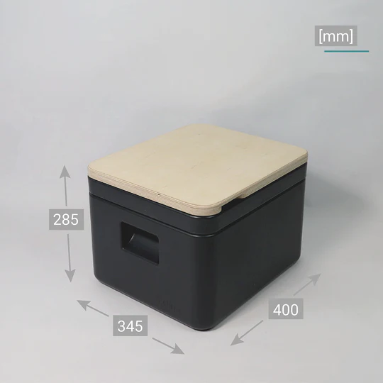 Trelino Origin S Trenntoilette (anthrazit)