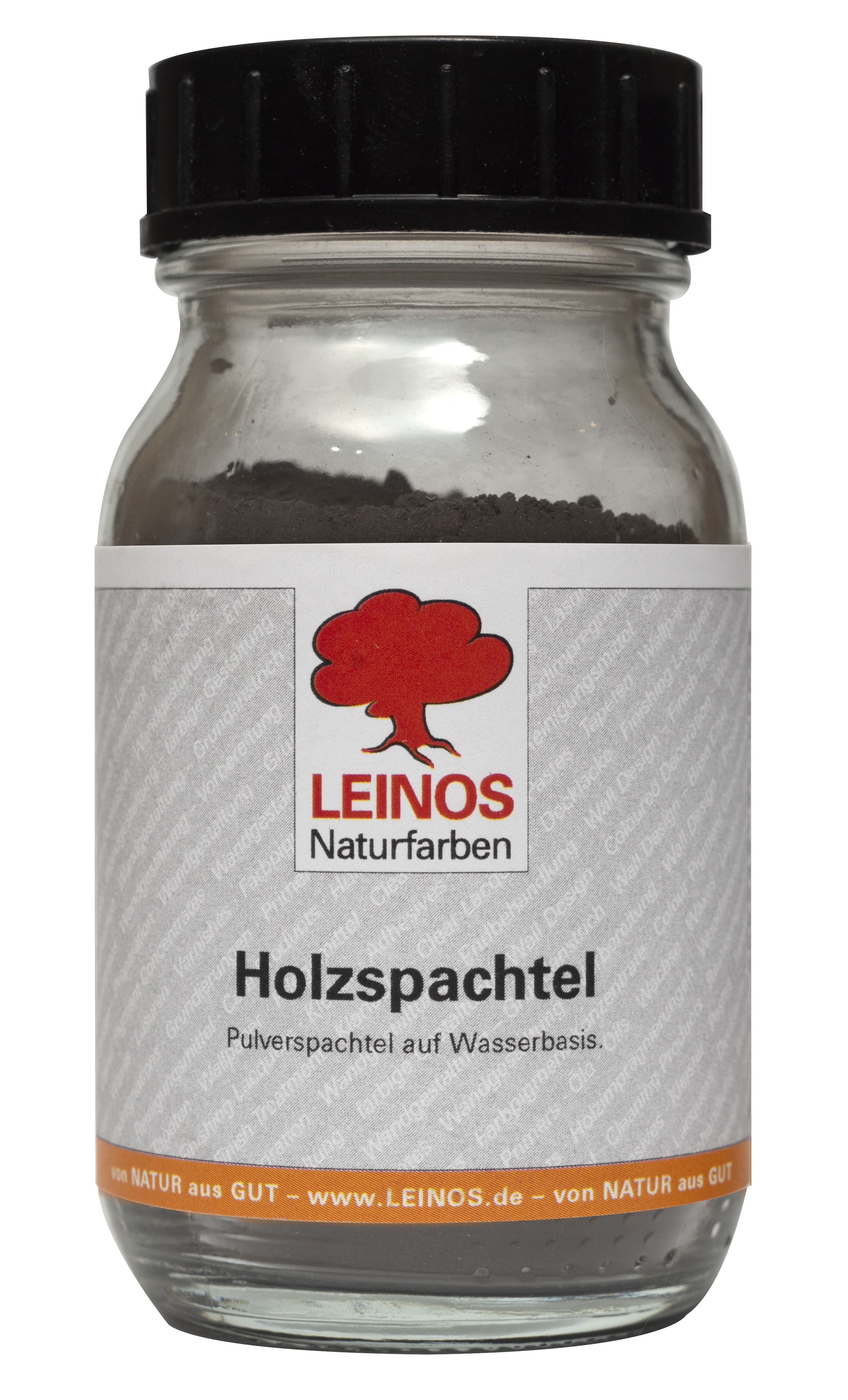 Leinos Holzspachtel schwarz, o,1l