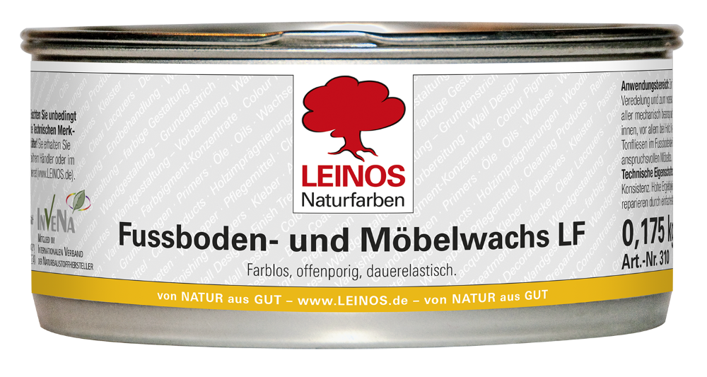Leinos Fußboden- und Möbelwachs LF 0,175Kg