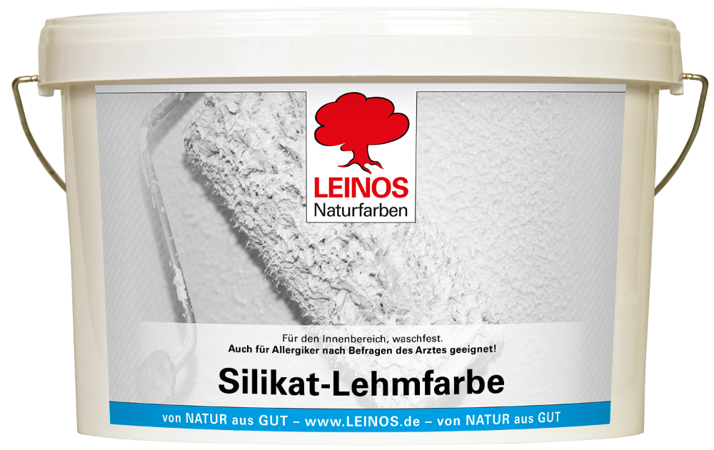 Leinos Silikat- Lehmfarbe