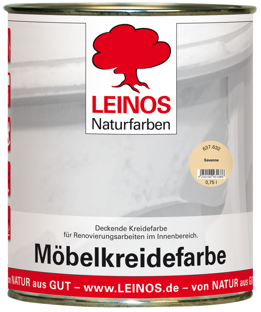 Leinos Möbelkreidefarbe Savanne