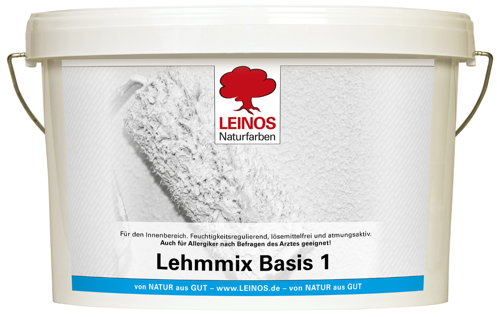 Leinos weiße Lehmfarbe (Lehmmix B1)