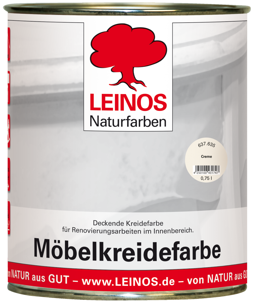 Leinos Möbelkreidefarbe Creme