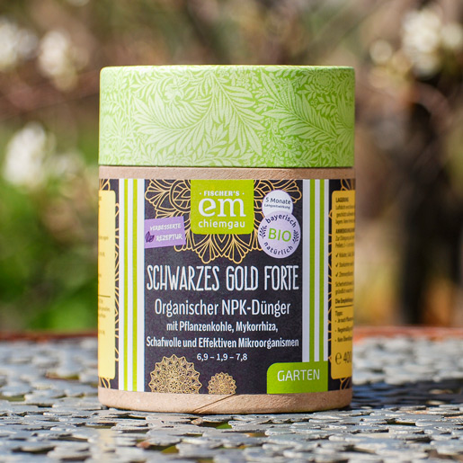 Schwarzes Gold Forte – organischer Terra Preta Dünger