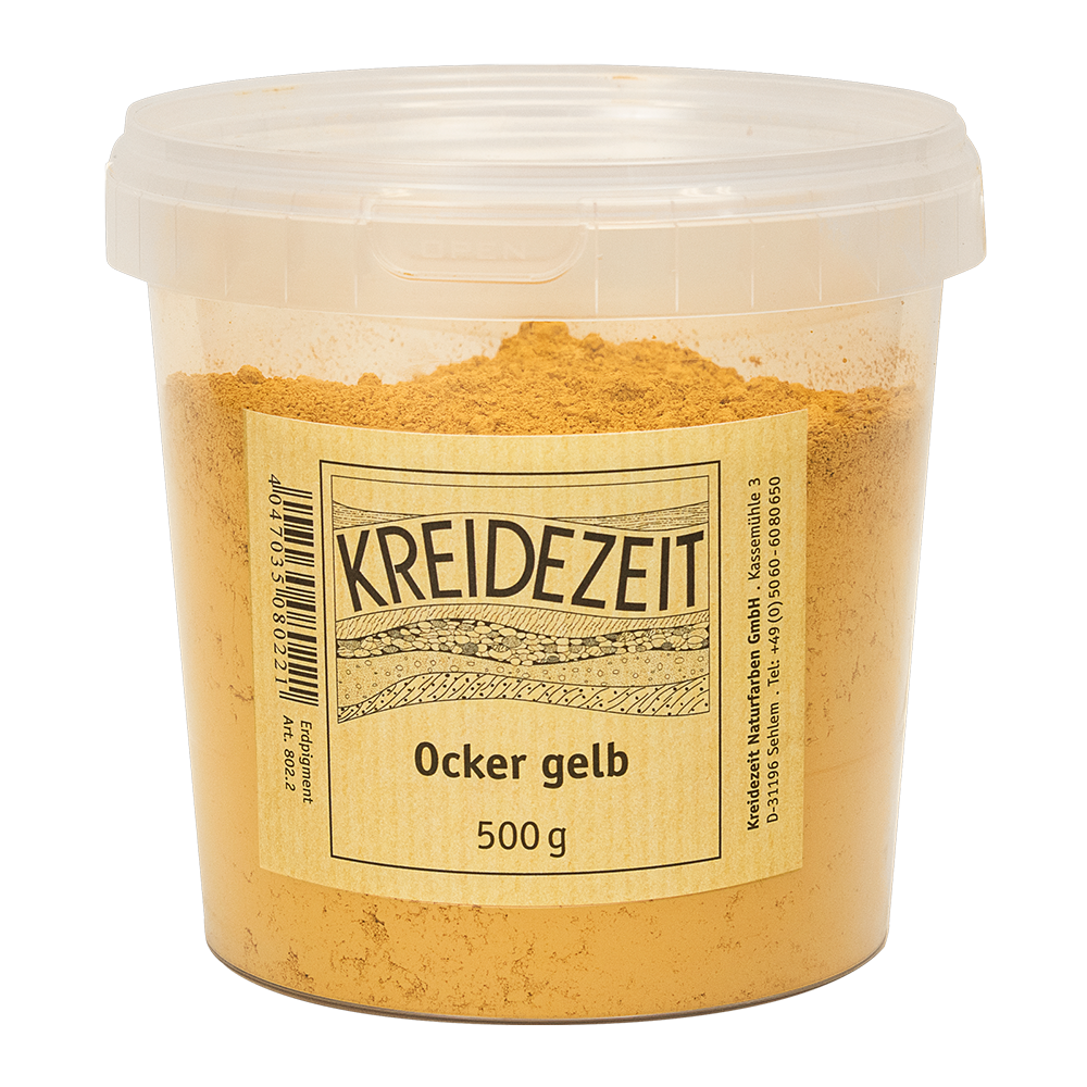 Kreidezeit Pigment Ocker gelb