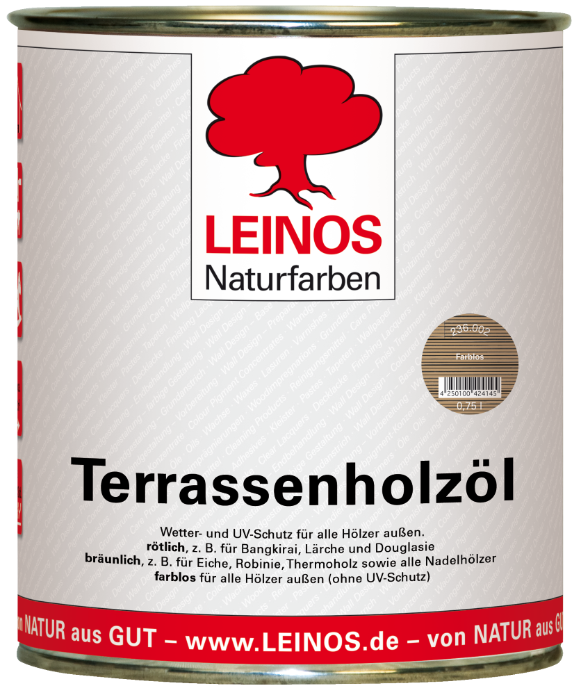 Leinos Terrassenholzöl farblos