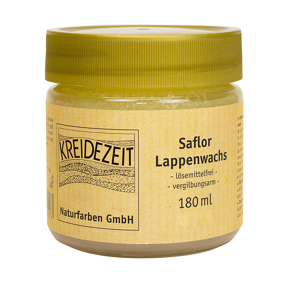 Kreidezeit Saflor Lappenwachs - vergilbungsarm
