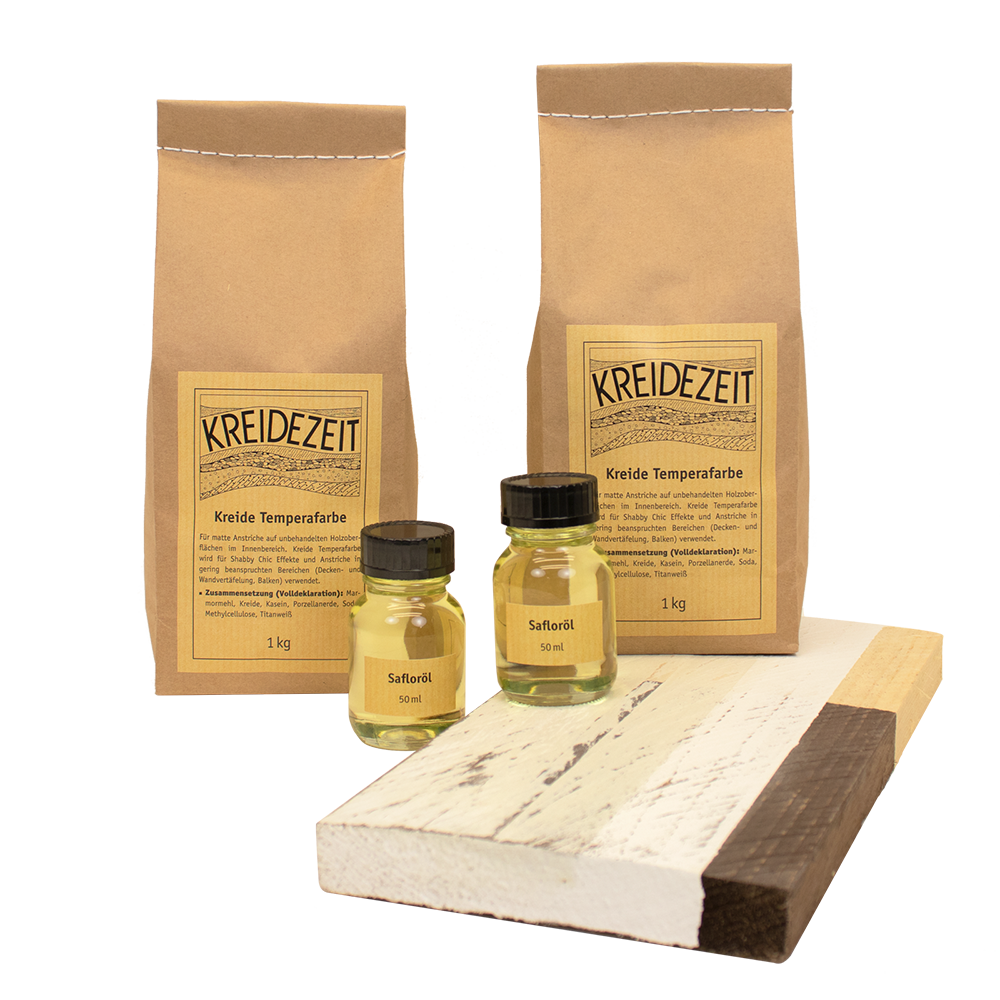 Kreidezeit Temperafarbe Set