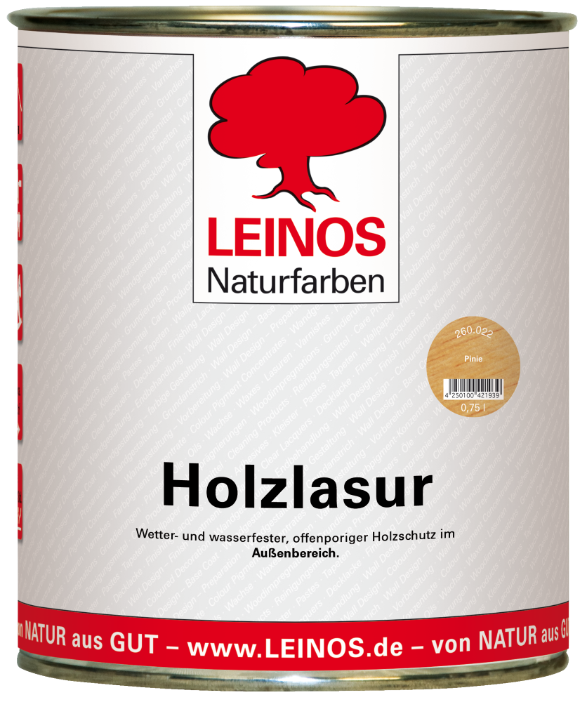Leinos Holzlasur Pinie außen