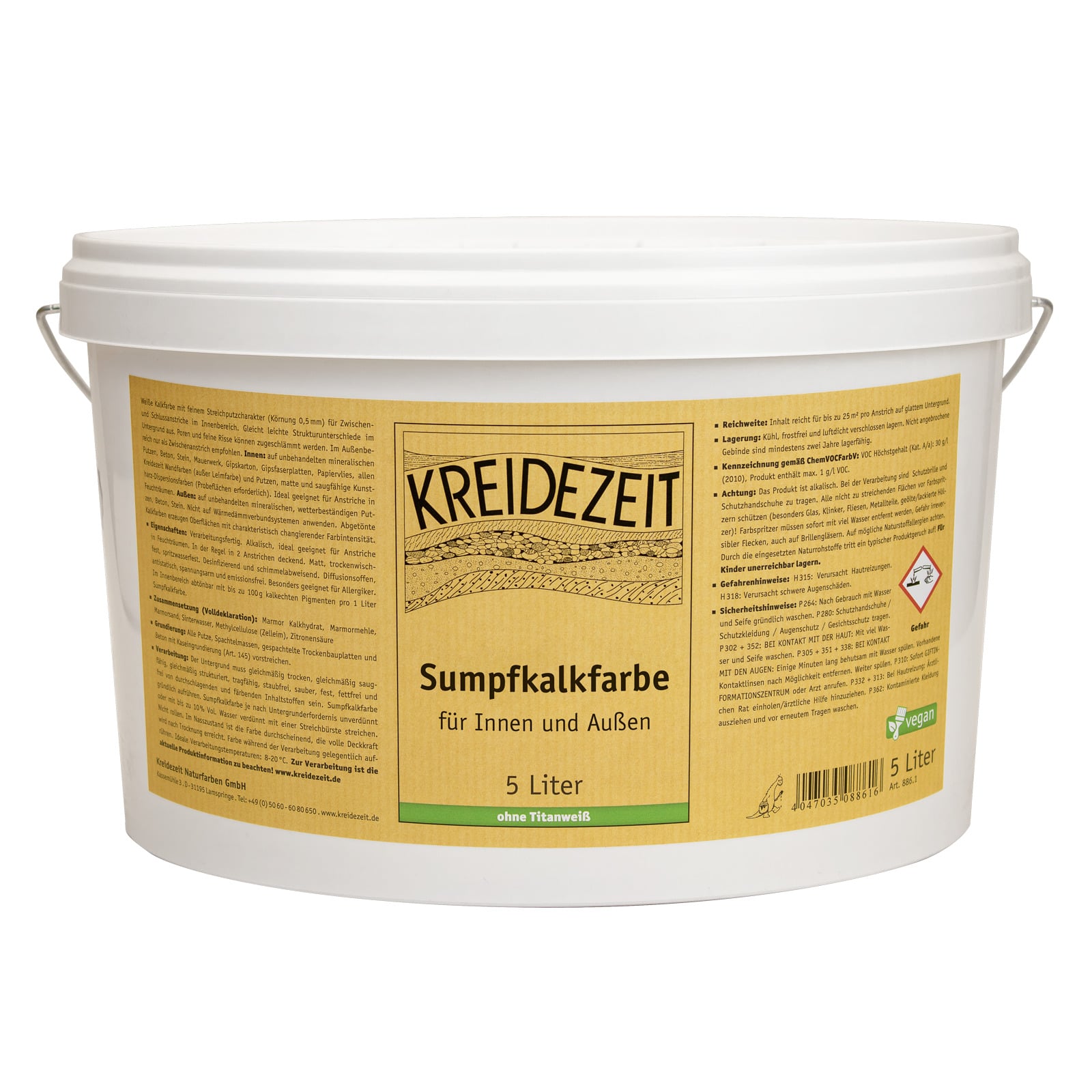 Kreidezeit Sumpfkalkfarbe