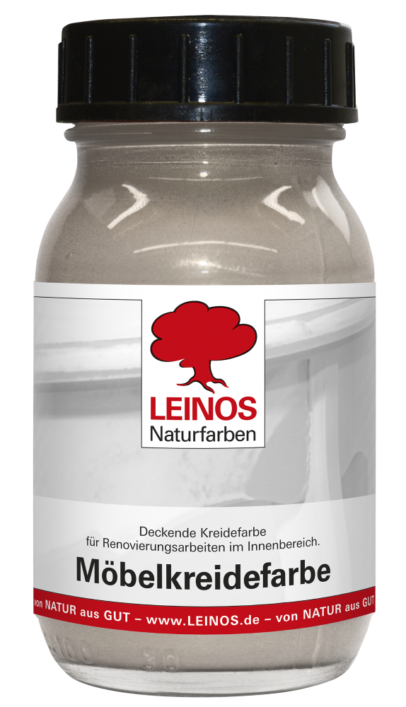 Leinos Möbelkreidefarbe Steingrau